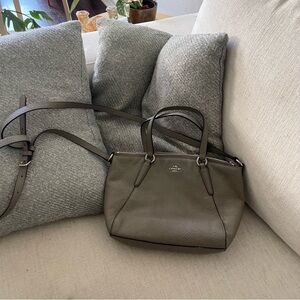 Coach grey crossbody bag